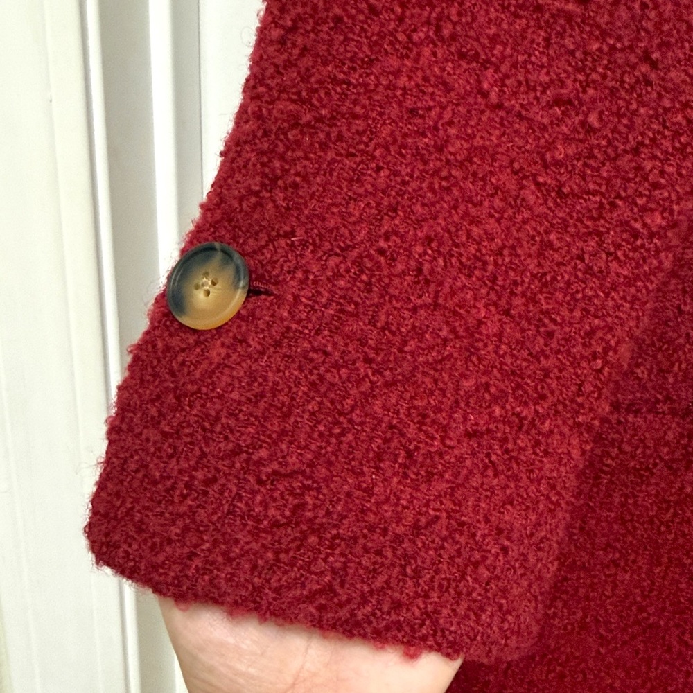 NWT Boden Aylesford Wool Coat in Vino - Picture 9 of 12
